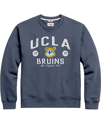 Мужской темно-синий пуловер с потертостями UCLA Bruins Bendy Arch Essential League Collegiate Wear