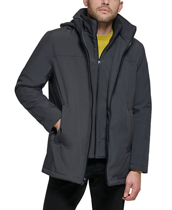 Мужская стрейч-куртка Infinite с нагрудником на флисовой подкладке Calvin Klein