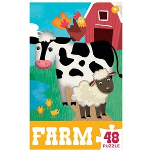 Farm 48 Pieces Interlocking Jigsaw Puzzle for Kids MasterPieces