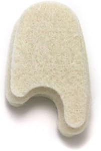 Toe Separators, 100 Spacers per Pack, Layered 1/4" Foam, Small (1 1/4" X 3/4") Atlas Biomechanics