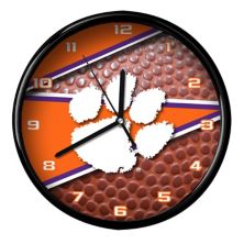 Clemson Tigers 12'' Football Clock Unbranded