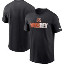 Мужская черная футболка Nike Cincinnati Bengals Local Essential Nitro USA
