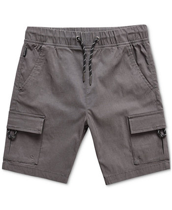Big Boys Barlow Stretch Tech Fabric Pull-On Cargo Shorts, Created for Macy's Ring of Fire