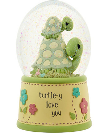 222102 Turtle-y Love You Resin and Glass Musical Snow Globe Precious Moments