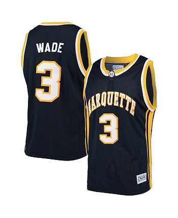 Men's Dwyane Wade Navy Marquette Golden Eagles Alumni Basketball Jersey Original Retro Brand