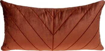 Бархатная декоративная подушка с вышивкой Burnt Orange Tobyn Tran Parkland Collection