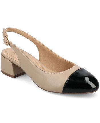 Women's Sammie Block Heel Slingback Pumps Journee Collection