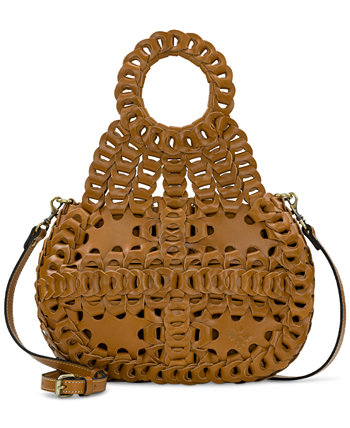 Ticci Chain-Link Leather Crossbody Bag Patricia Nash