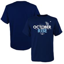 Фирменная темно-синяя футболка Youth Fanatics Tampa Bay Rays 2022 Postseason Fanatics