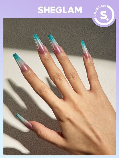 SHEGLAM Накладные ногти Touch & Glow-Glow Purple SHEGLAM