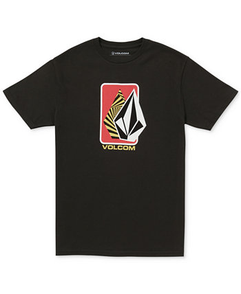 Хлопковая футболка с короткими рукавами и графическим рисунком Big Boys Ramp Stone Geo Volcom