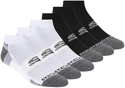 Skechers Men's 6 Pack Quarter Crew Socks SKECHERS