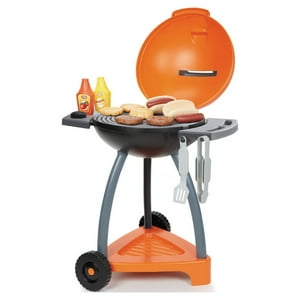 Little Tikes Sizzle 'n Serve 15-Piece Barbecue Grill Playset, Multi-Color, Kids 3+ Little Tikes