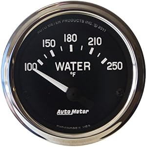 Auto Meter 201015 Cobra Electric Water Temperature Gauge Auto Meter