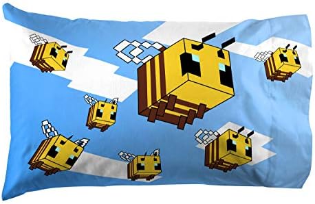 Jay Franco Star Wars The Mandalorian Hello Grogu 1 Single Reversible Pillowcase - Double-Sided Kids Super Soft Bedding (Official Star Wars Product) Jay Franco