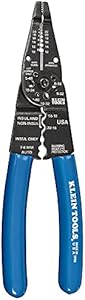 Klein Tools 1010 Multi Tool Long Nose Wire Cutter, Made in USA, Wire Crimper, Stripper and Bolt Cutter Multi-Purpose Electrician Tool, 8-Inch Long Klein Tools