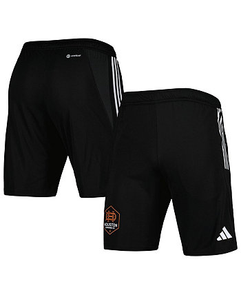 Мужские черные тренировочные шорты Houston Dynamo FC 2023 AEROREADY Adidas