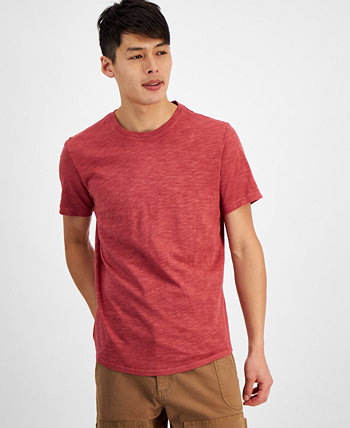 Мужская хлопковая футболка с закругленным подолом Sun & Stone для Macy's Sun & Stone