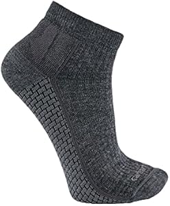 Carhartt Men's Force Grid Midweight Synthetic-Merino Wool Blend Quarter Sock Carhartt