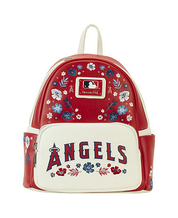Men's and Women's Los Angeles Angels Floral Mini Backpack Loungefly