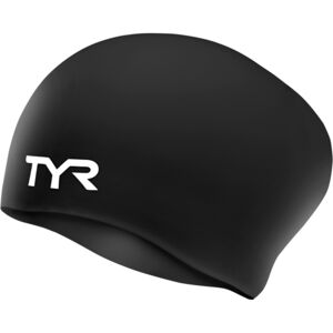 Силиконовая шапочка для плавания без морщин на длинных волосах TYR TYR