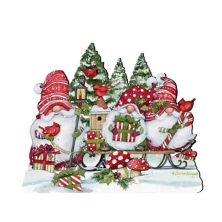 Christmas Gnomes Holiday Door Decor by Susan Winget - Christmas Decor Designocracy