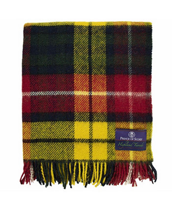 Твидовый плед из чистой новой шерсти Highland Tartan Tweed Prince of Scots