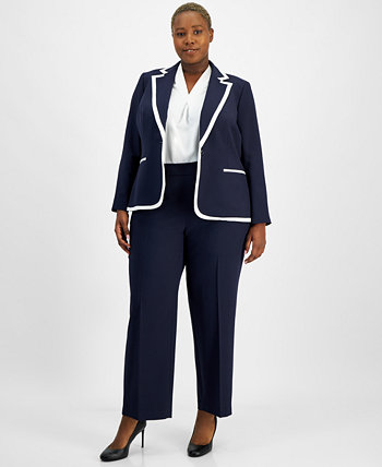 Женский Костюм Le Suit Plus Size Framed Jacket & Pant Suit Le Suit