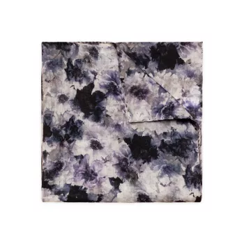 Шелковый нагрудный платок с абстрактным цветочным принтом Eton
