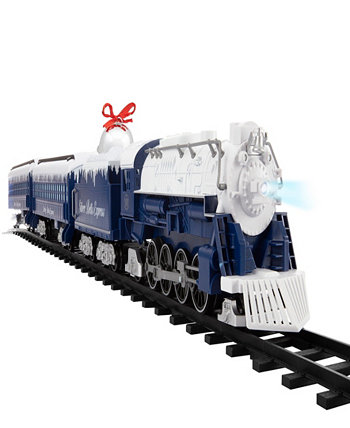 Silver-Tone Bells Express Battery-Operated Ready to Play Train Set with Remote Lionel