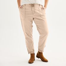 Универсальные спортивные брюки со средней посадкой Sonoma Goods For Life® больших размеров SONOMA