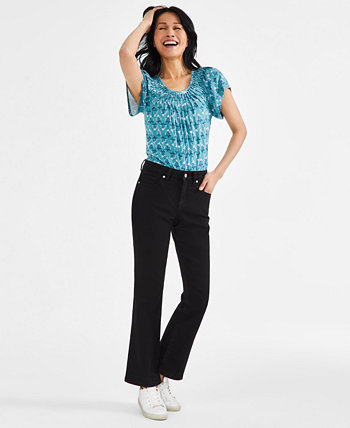 Женские джинсы Bootcut со средней посадкой, созданные для Macy's Style & Co