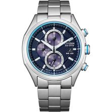 Мужские часы с хронографом Citizen Eco-Drive с синим циферблатом Citizen