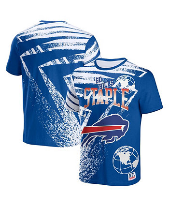 Мужская футболка с коротким рукавом NFL X Staple Royal Buffalo Bills Team Slogan с принтом по всей поверхности NFL