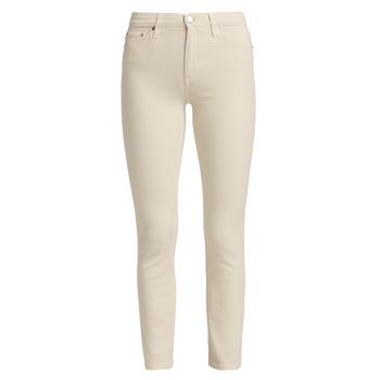 Mari Cropped Stretch Skinny Jeans AG Jeans