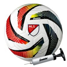 Футбольный мяч Franklin Sports MLS TORNADO, официальный размер 4, с воздушным насосом Franklin Sports