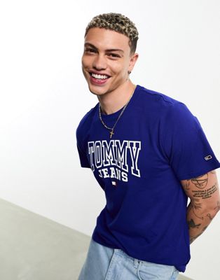 Синяя футболка с графическим принтом Tommy Jeans Tommy Jeans
