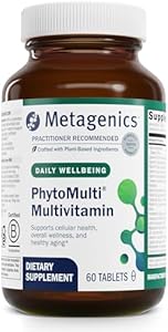 Metagenics PhytoMulti Multivitamin Without Iron - Daily Multivitamin for Overall Health & Aging - 20+ Essential Vitamins & Minerals - with Vitamin B6, Lutein, Zeaxanthin & More - 60 Tablets Metagenics