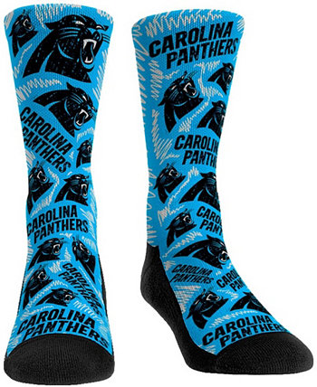 Женские носки с логотипом Carolina Panthers Multi Crew с круглым вырезом Rock 'Em