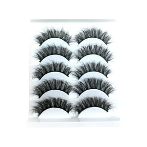 Sehao False Eyelashes Lashes Pack 10 Pairs 8D Dramatic Eyelashes Wispy Cat Eye Style Volume Eye Lashes Multipack Sehao