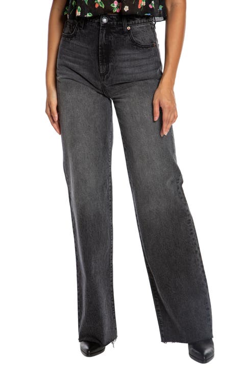 Широкие джинсы Laguna с необработанным краем Juicy Couture