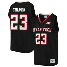 Мужское оригинальное баскетбольное джерси Jarrett Culver в стиле ретро в стиле ретро, баскетбольное поле для выпускников Texas Tech Red Raiders Original Retro Brand