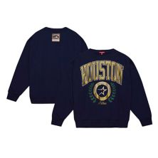 Женский темно-синий пуловер с логотипом Mitchell & Ness Houston Astros Cooperstown Collection Mitchell & Ness