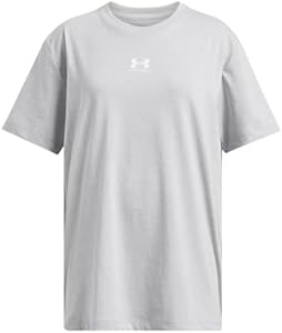 Under Armour Girls' Campus Oversized Short Sleeve T Shirt Under Armour