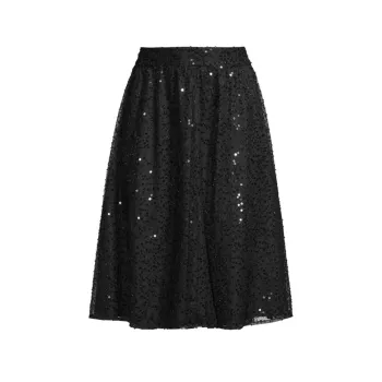 Пышная юбка в стиле хэви-метал Donna Karan New York