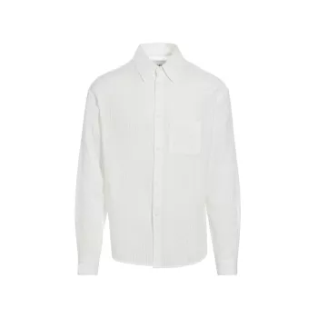 Striped Cotton Button-Front Shirt RtA