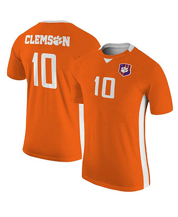 Men's #10 Orange Clemson Tigers Soccer Jersey The Victory