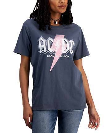 Свободная футболка ACDC из хлопка для юниоров Grayson Threads Black