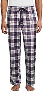 U.S. Polo Assn. Men's Pajama Pants - Soft Fleece Plaid Lounge Pants Sleepwear Bottoms for Men with Pockets (Sizes: S-XL) U.S. Polo Assn.