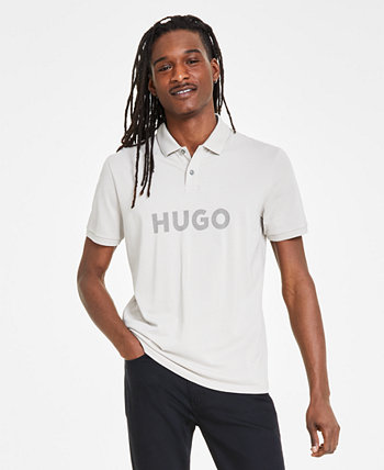 Мужская рубашка поло с графическим логотипом HUGO BOSS